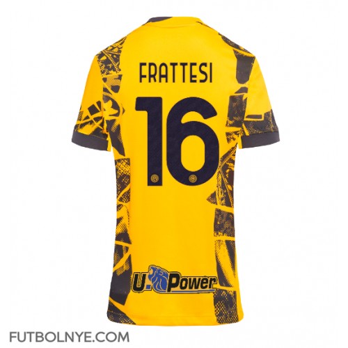 Camiseta Inter Milan Davide Frattesi #16 Tercera Equipación para mujer 2024-25 manga corta